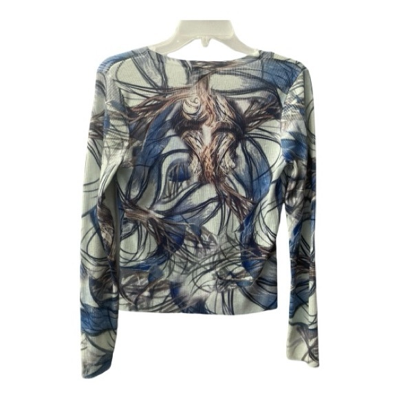 Motive Lightweight V-Neck Sweater Top Small - Picture 2 of 5